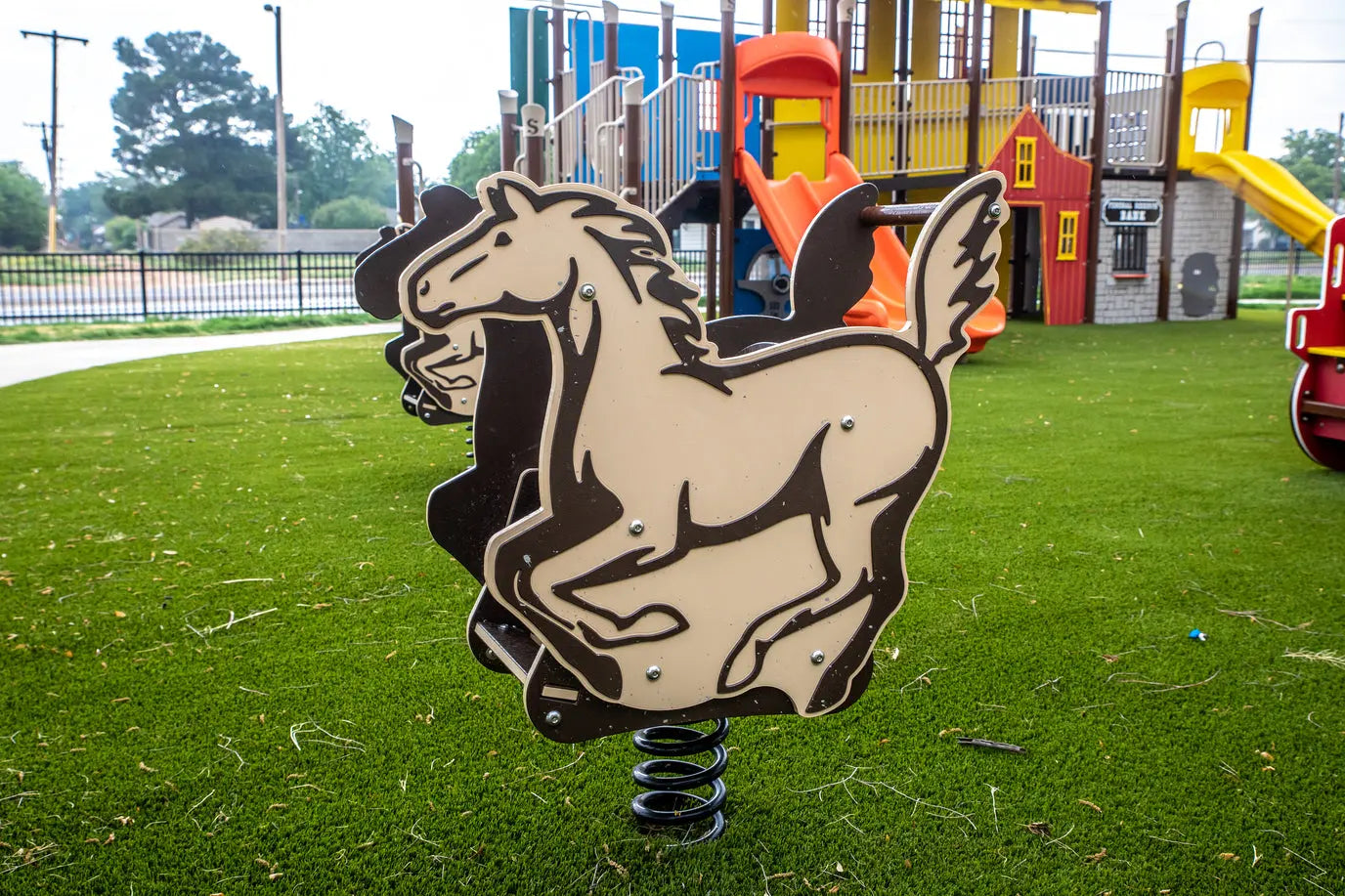Horse Spring Rider  Commercial Splash Pad Playgrounds Etc