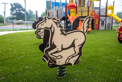 Horse Spring Rider  Commercial Splash Pad Playgrounds Etc