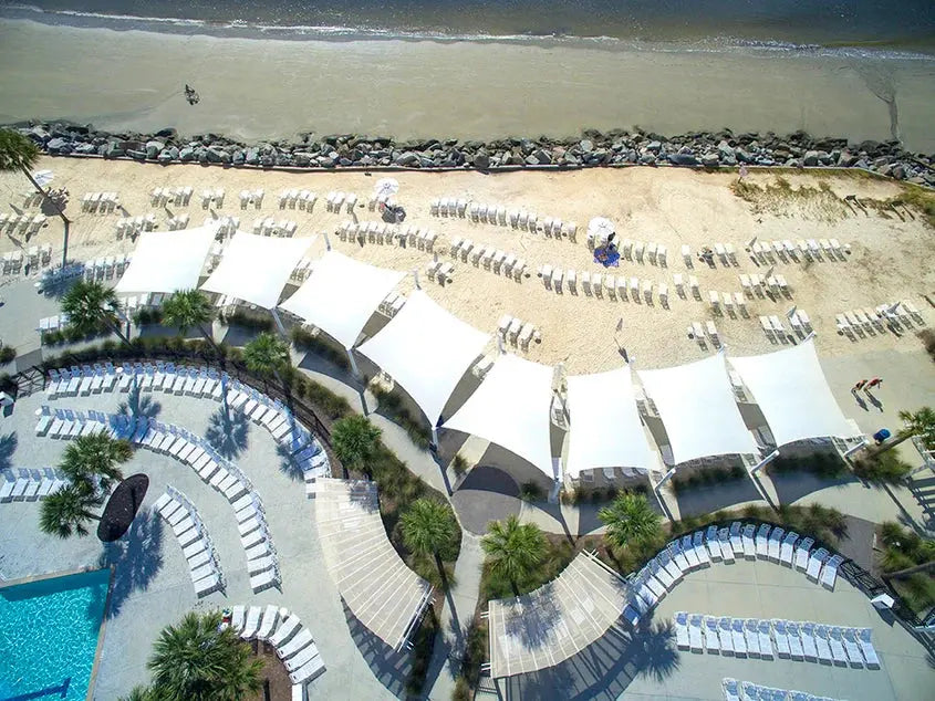 Hyperbolic Sail Shades - Commercial Shade Structures  Sail Shades Playgrounds Etc