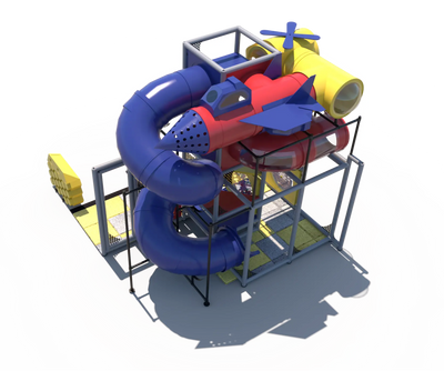 IP23143 Indoor Commercial Playground  Indoor Playgrounds Playgrounds Etc