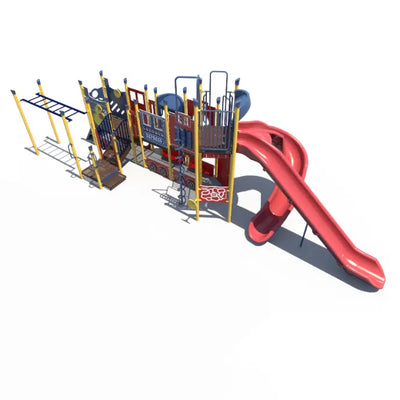 Iron Rails Train Themed Economy Outdoor Playground for Big Kids - FX3-TRN512-001  Big Kids Playground Playgrounds Etc