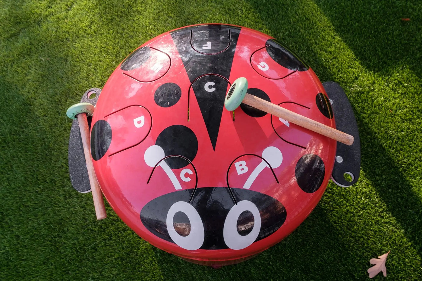 Lady Bug Drum Playground Musical Outdoor Musical – Playgrounds Etc