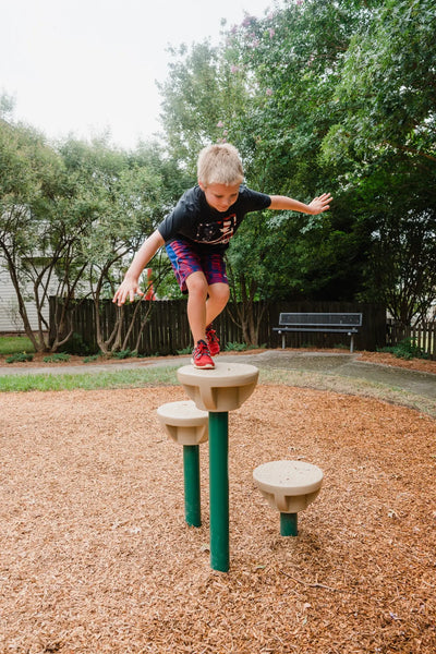 Lily Pad Walk  Playground Climber Playgrounds Etc