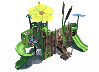 Marsh Basecamp Outdoor Playground - FX5-MAR-212-0545  Big Kids Playground Playgrounds Etc