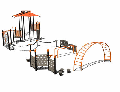 Momentum Challenge Active Playground - PS5-71362 Outdoor Playground  Active Playground Playgrounds Etc