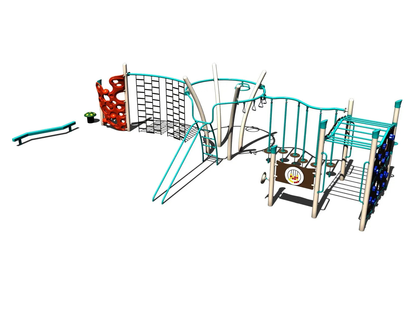 Momentum Obstacle Course PS5-72617 Outdoor Playground  Big Kids Playground Playgrounds Etc