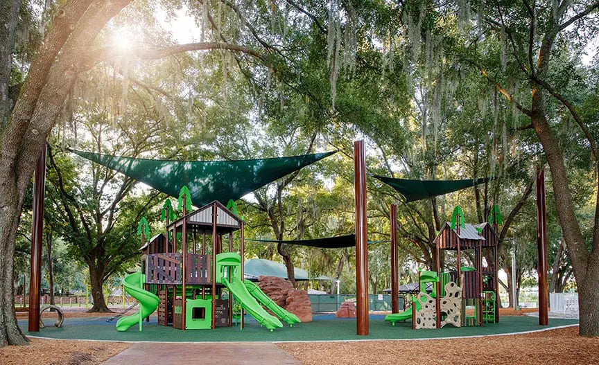 Multiple Sail Shades - Commercial Shade Structures  Sail Shades Playgrounds Etc