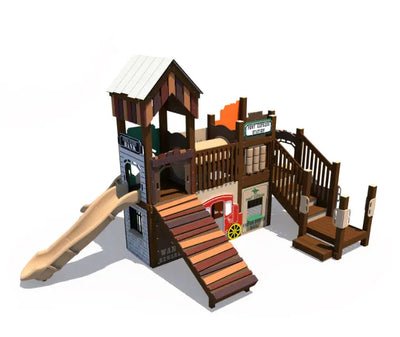 Old West Themed Outdoor Playground - RFX-30099  Outdoor Playgrounds Playgrounds Etc