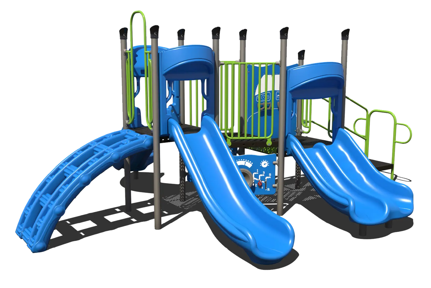 Harbor Ridge Outdoor Playground - PS3-70416 Commercial Playground Equipment