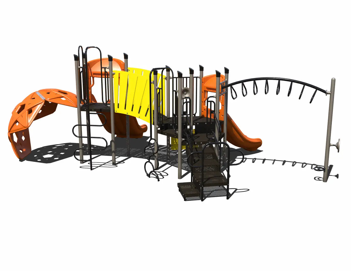 PeakPlay Circuit Outdoor Playground - PS3-72321  Big Kids Playground Playgrounds Etc