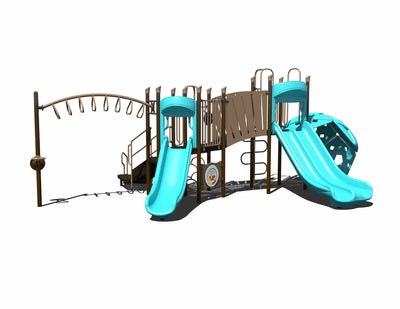 PeakPlay Circuit Outdoor Playground - PS3-72321  Big Kids Playground Playgrounds Etc