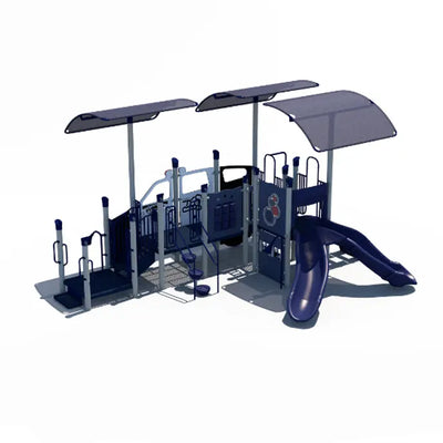 Police Play Ground Cruiser Themed Outdoor Playground - SRPFX-50333-001  Themed Outdoor Playgrounds Playgrounds Etc