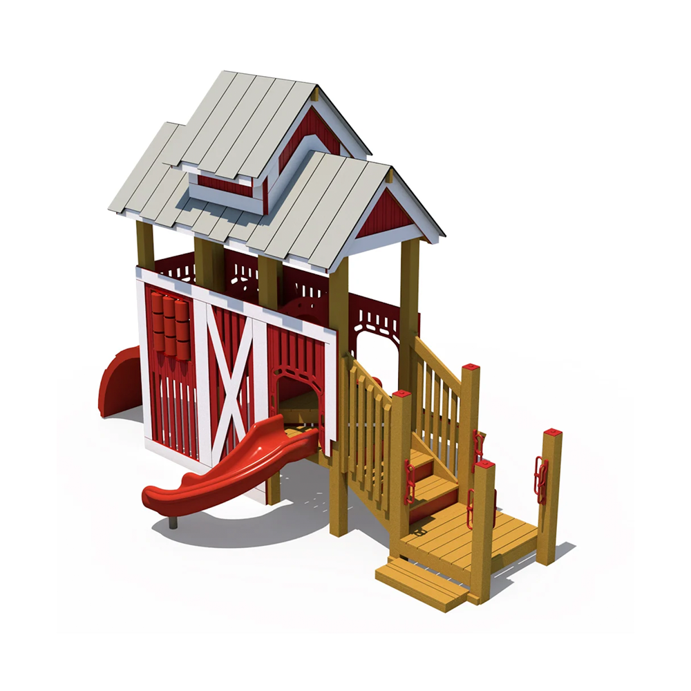 Small Barn Too Themed Outdoor Playground