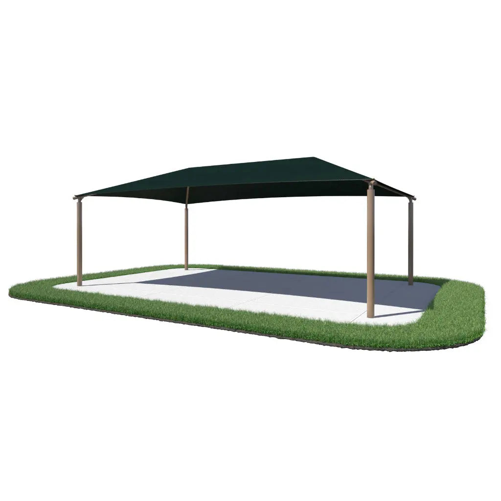 Rectangle Hip Shades - Commercial Shade Structures  Hip Shades Playgrounds Etc