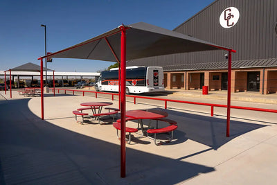 Rectangle Hip Shades - Commercial Shade Structures  Hip Shades Playgrounds Etc