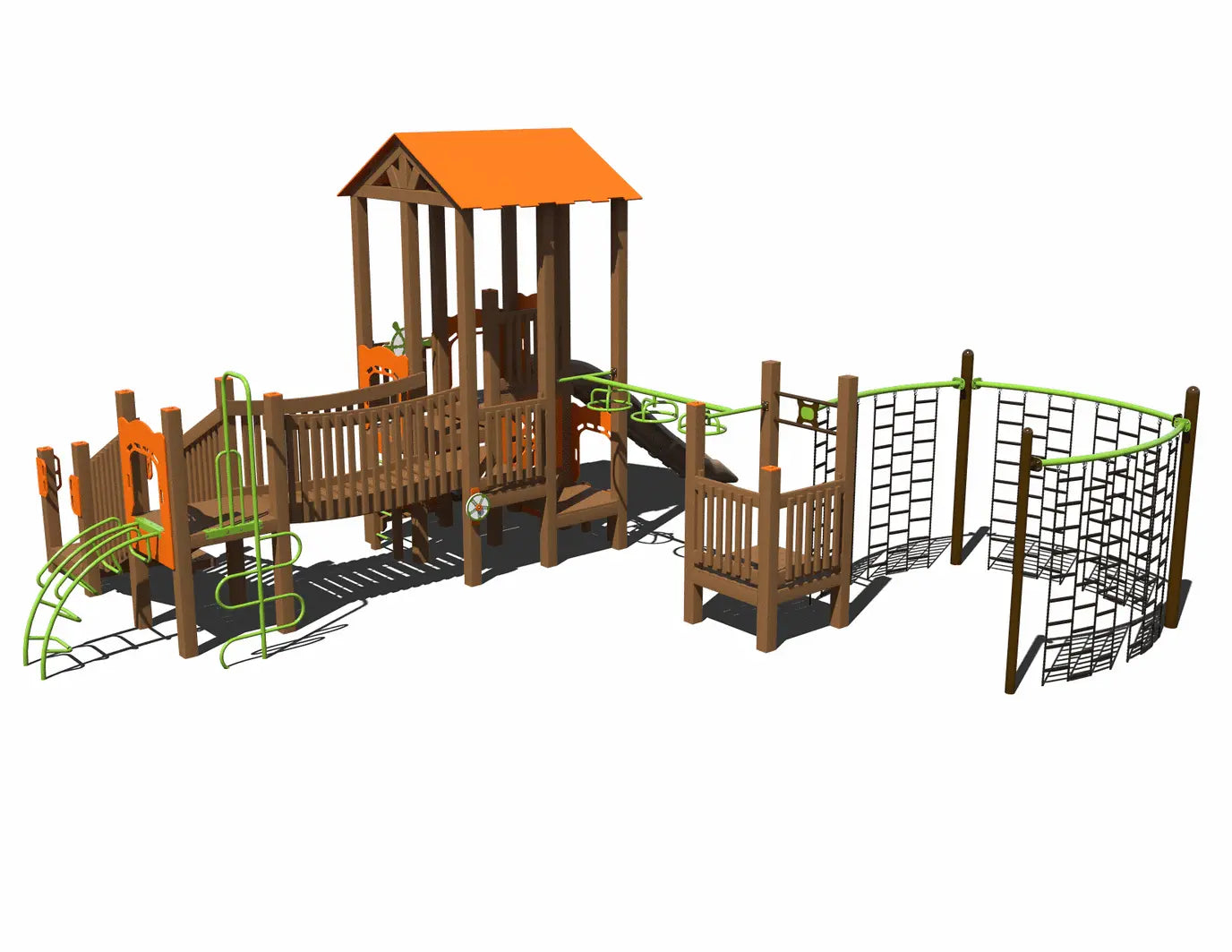 RidgeView Explorer Outdoor Playground - GFP-30435  Big Kids Playground Playgrounds Etc