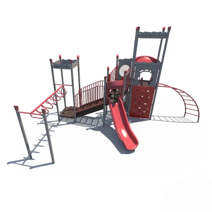 Royal Fortress Castle Playground - FX3-CAS-512-0013 Economy Outdoor Playground  Big Kids Playground Playgrounds Etc