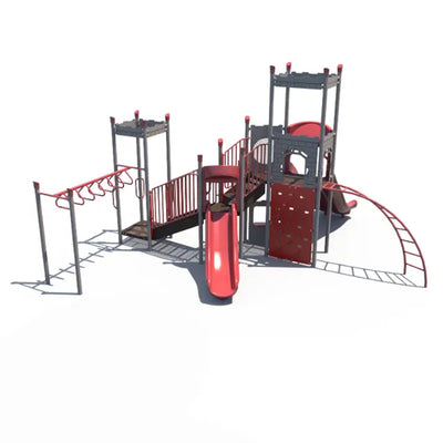 Royal Fortress Castle Playground - FX3-CAS-512-0013 Economy Outdoor Playground  Big Kids Playground Playgrounds Etc