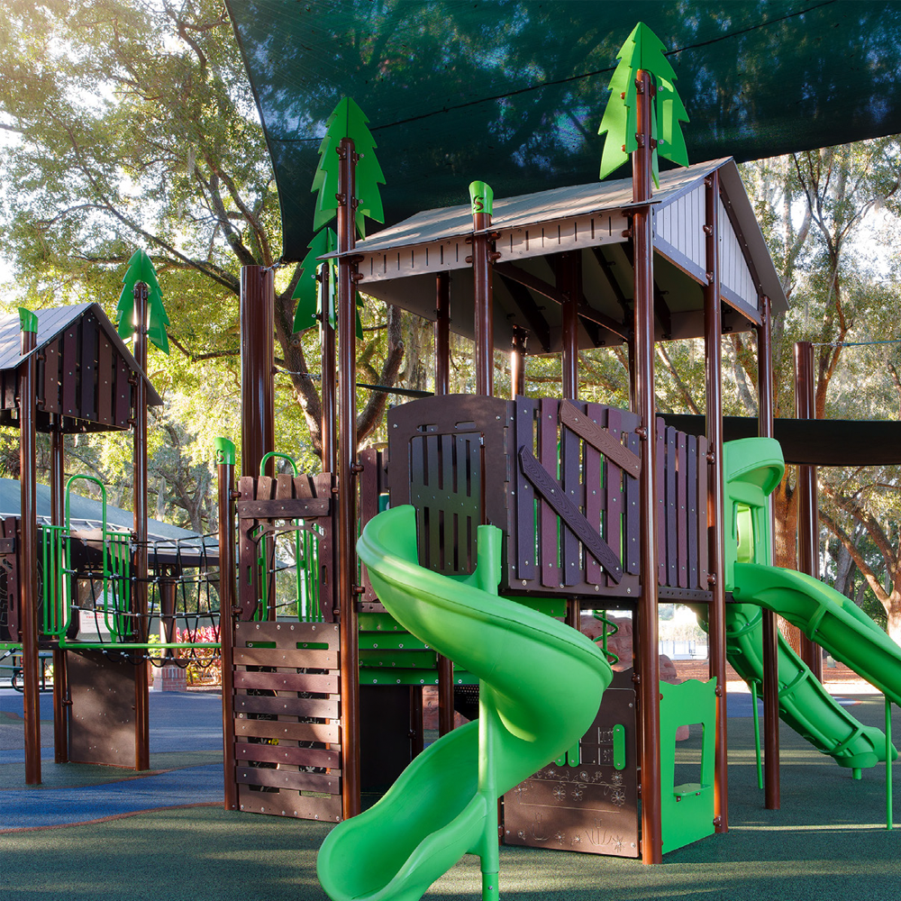 Forest Themed Outdoor Playground