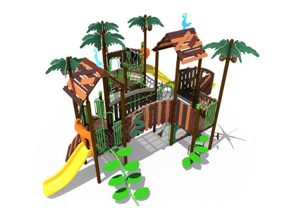 Safari Themed Outdoor Playground - SRPFX-50302  Big Kids Playground Playgrounds Etc