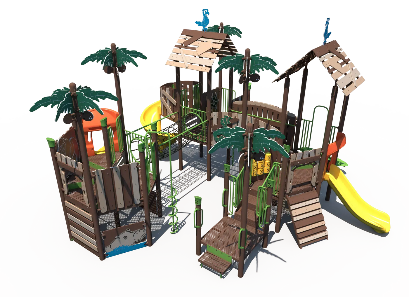 Safari Themed Outdoor Playground Commercial Playground – Playgrounds Etc