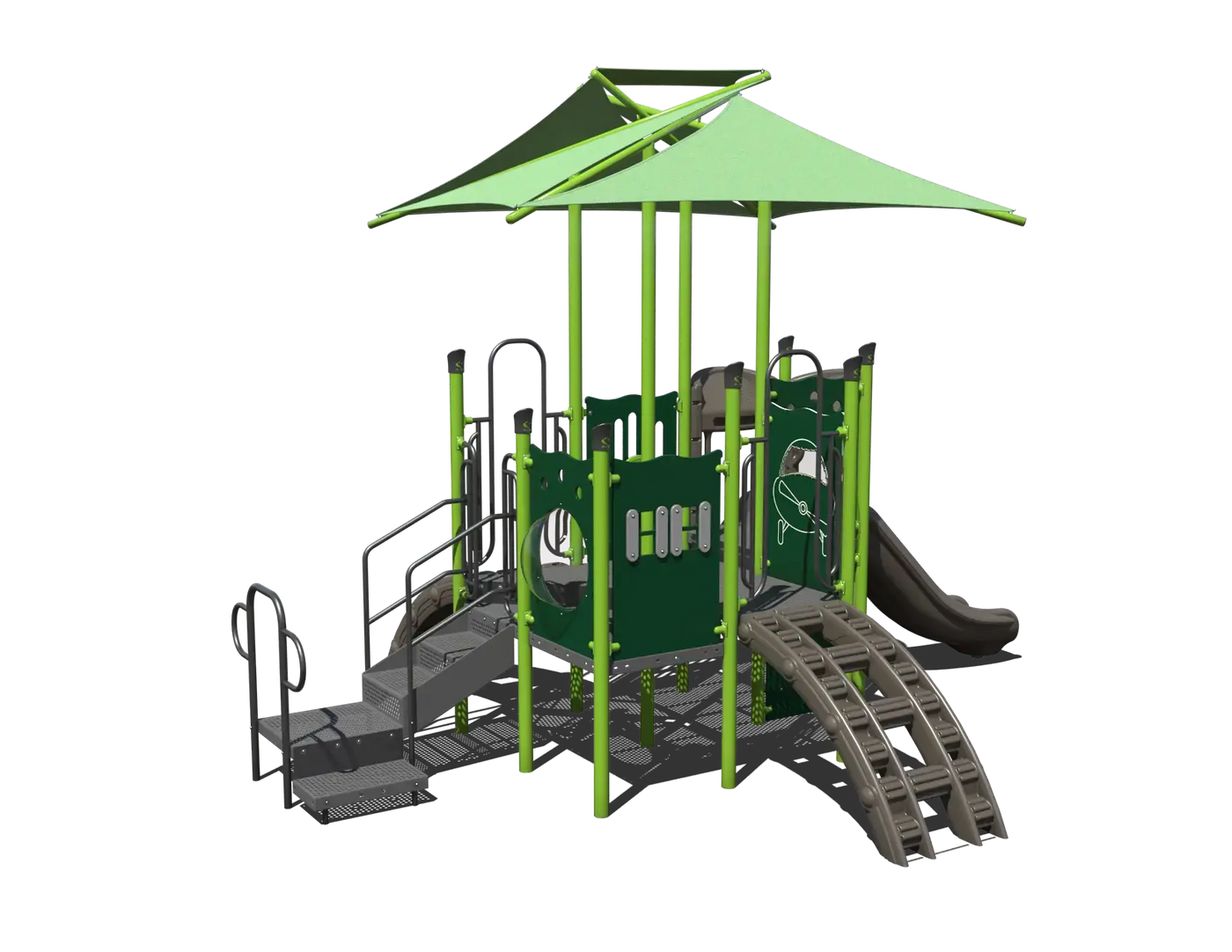 Seabreeze Summit Outdoor Playground - PS3-71032 Steel Playground  Outdoor Playgrounds Playgrounds Etc