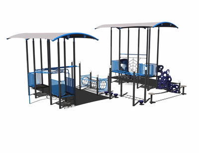 Shade Challenge Active Playground - PS5-71361 Outdoor Playground  Active Playground Playgrounds Etc