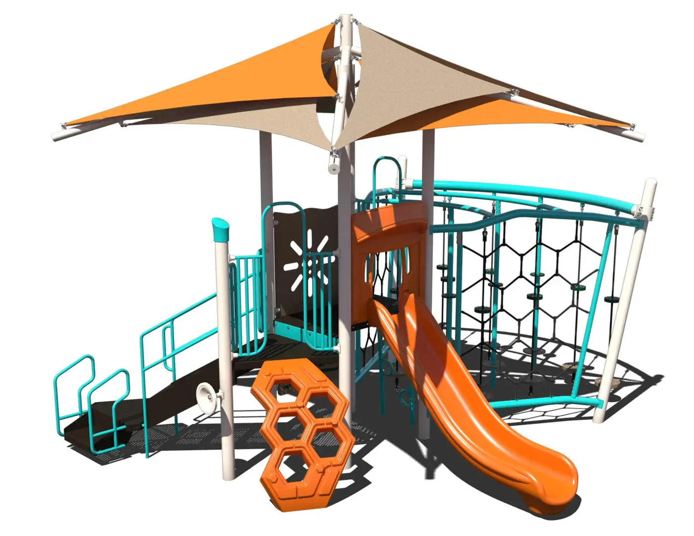 ShadeScape Explorer Outdoor Playground - PS5-73442  Outdoor Playgrounds Playgrounds Etc