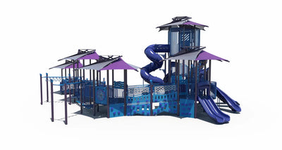Skybound Tower Outdoor Playground - FXT-50015  Big Kids Playground Playgrounds Etc