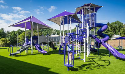 Skyframe Tower Outdoor Playground - FXT-50023  Big Kids Playground Playgrounds Etc