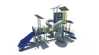 SlideShade Summit Outdoor School Playground - FXT-WIR-512-0012  Big Kids Playground Playgrounds Etc