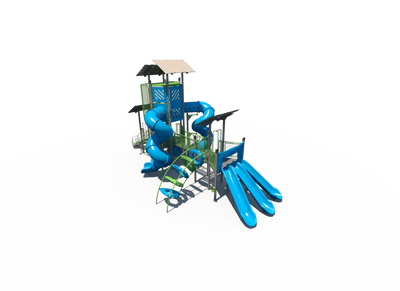 SlideShade Summit Outdoor School Playground - FXT-WIR-512-0012  Big Kids Playground Playgrounds Etc