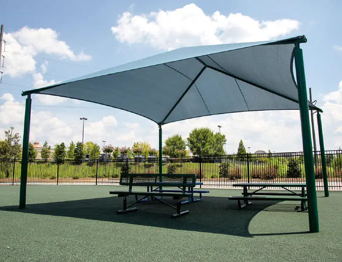 Square Hip Shades - Commercial Shade Structures  Hip Shades Playgrounds Etc