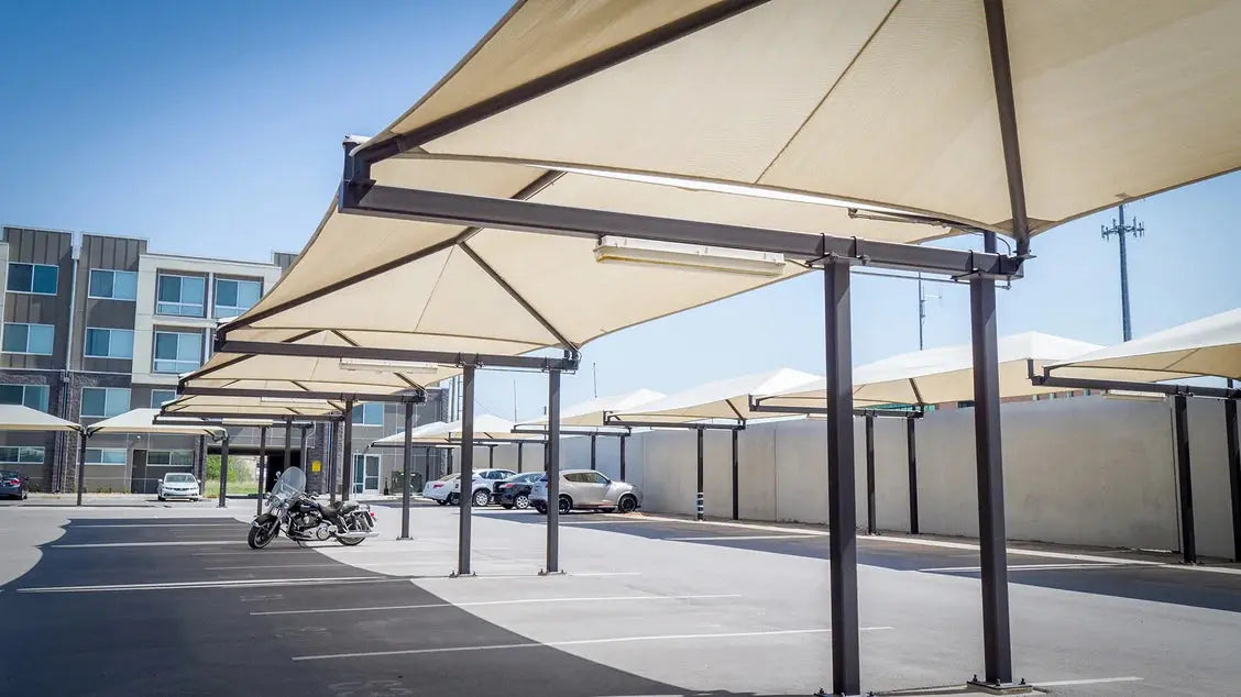 Standard Cantilever Shades - Commercial Shade Structures  Cantilever Shades Playgrounds Etc