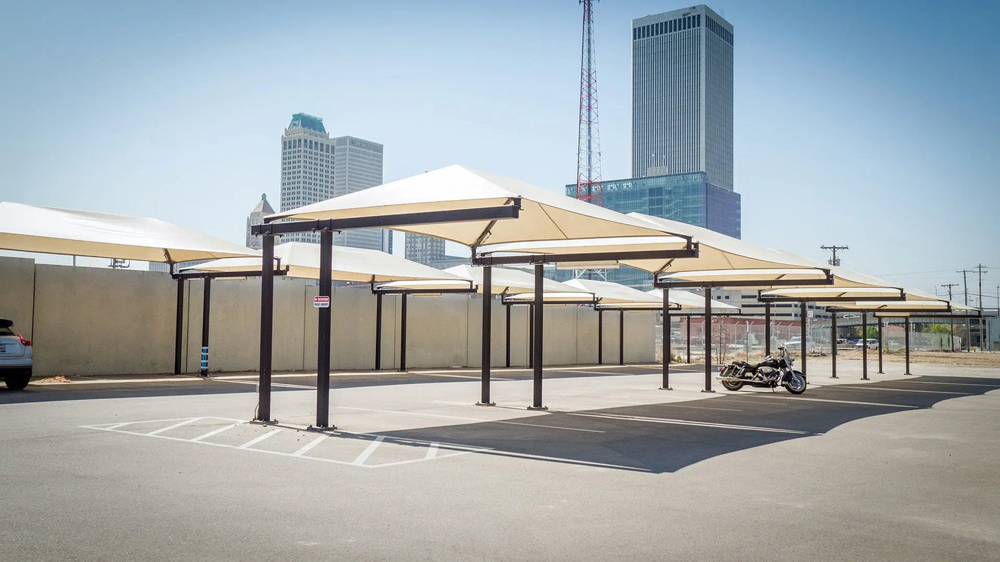 Standard Cantilever Shades - Commercial Shade Structures Cantilever ...