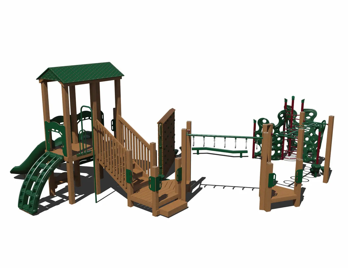 Summit Adventure Playground - GFP-20178 Outdoor Playground  Active Playground Playgrounds Etc