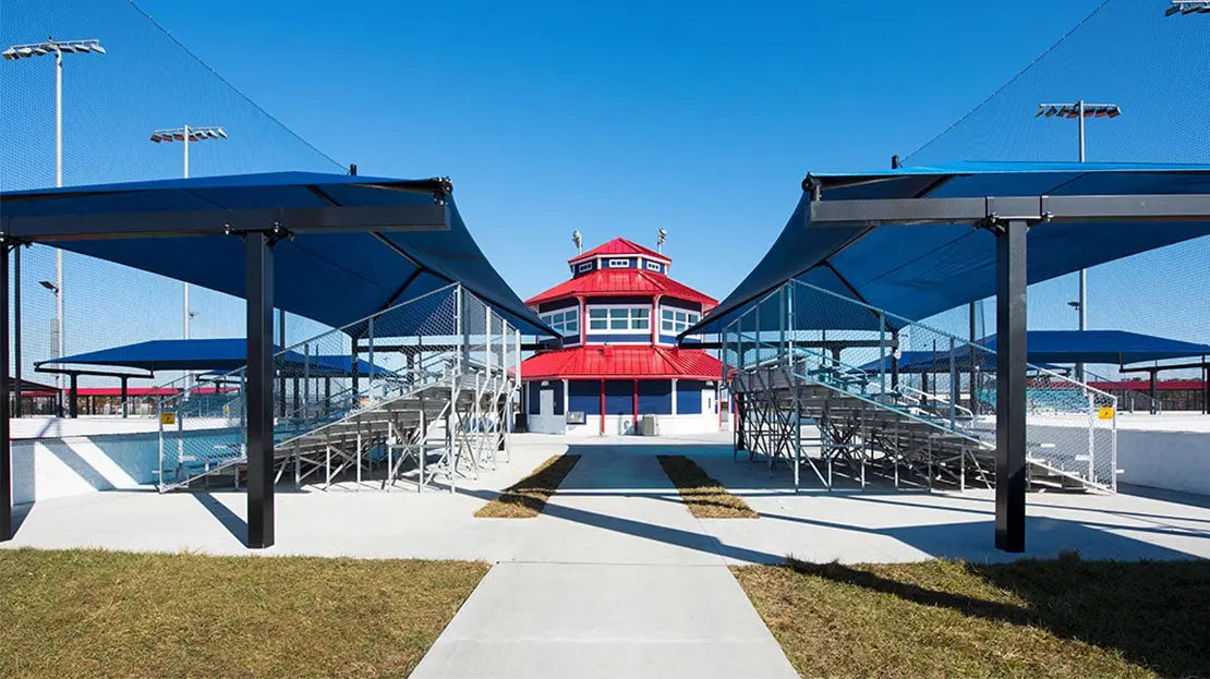 T-Cantilever Shades - Commercial Shade Structures  Cantilever Shades Playgrounds Etc