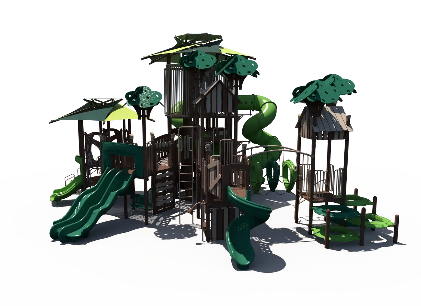 Treehouse Themed Tower Playground – FXT-NAT-512-0078 Themed ...
