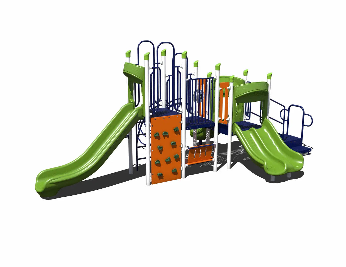 Triple Slide Explorer Outdoor Playground - PS3-72003  Big Kids Playground Playgrounds Etc