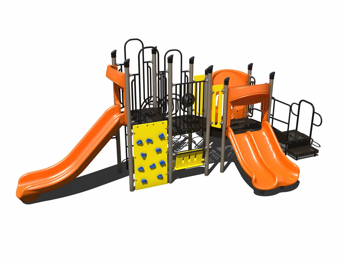 Triple Slide Explorer Outdoor Playground - PS3-72003  Big Kids Playground Playgrounds Etc