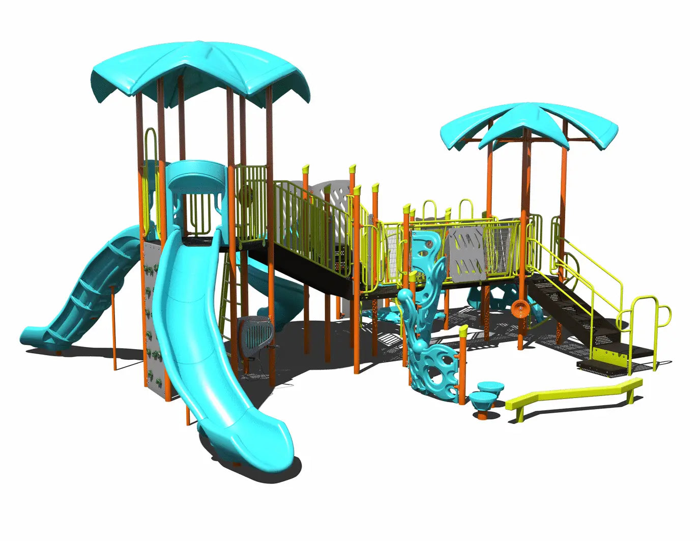Tropical Trek Playground - PS3-71814 Outdoor Playground  Big Kids Playground Playgrounds Etc