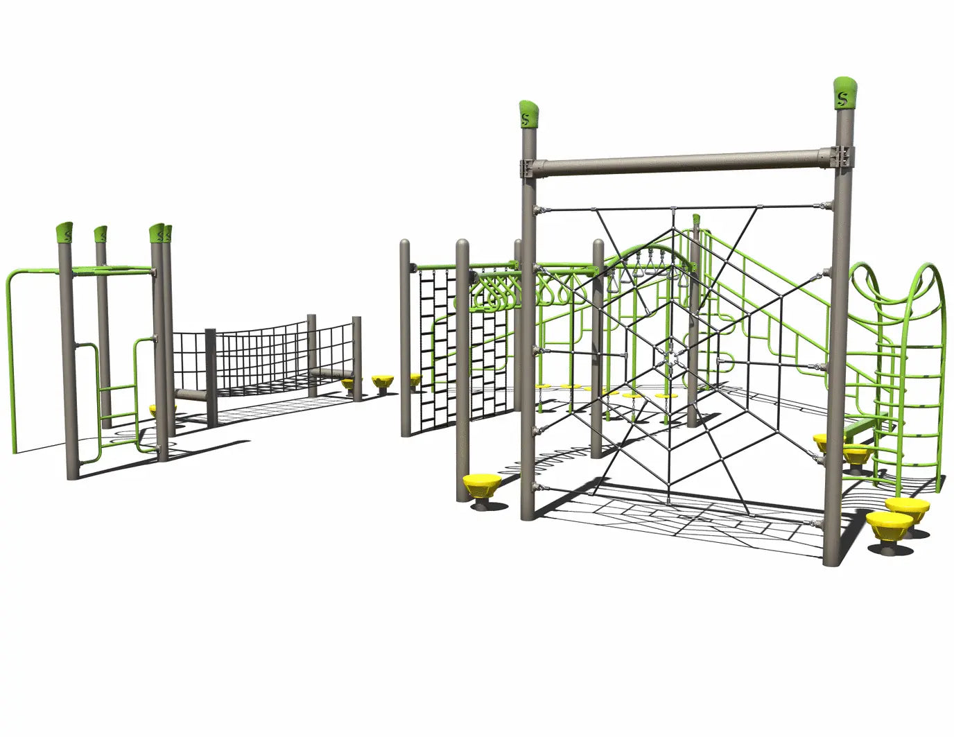Velocity Obstacle Course - PS5-71363 Active Outdoor Playground  Active Playground Playgrounds Etc