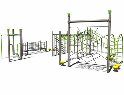 Velocity Obstacle Course - PS5-71363 Active Outdoor Playground  Active Playground Playgrounds Etc