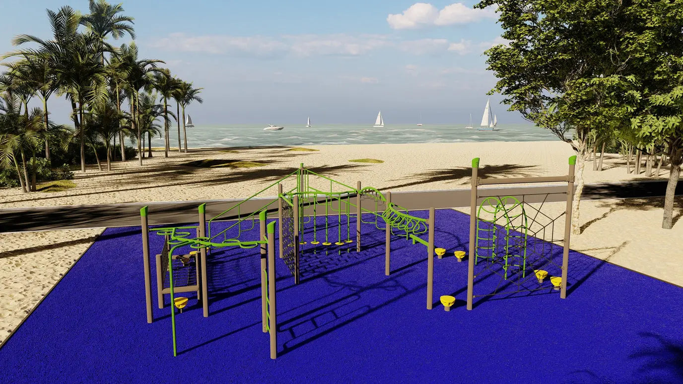 Velocity Obstacle Course - PS5-71363 Active Outdoor Playground  Active Playground Playgrounds Etc