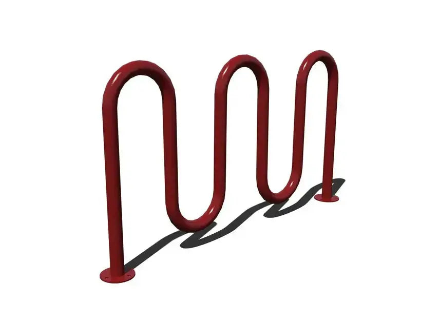 Wave Bike Rack - Commercial Bicycle Storage Bike Rack Playgrounds Etc