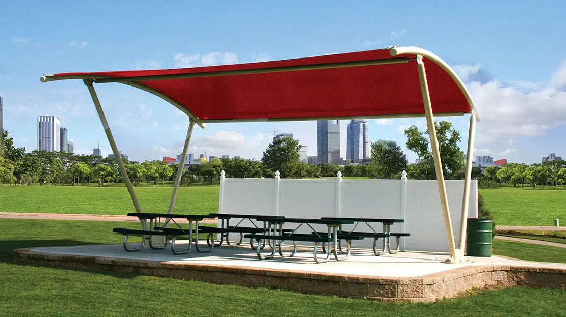 Wavecrest Cantilever Shades - Commercial Shade Structures  Cantilever Shades Playgrounds Etc