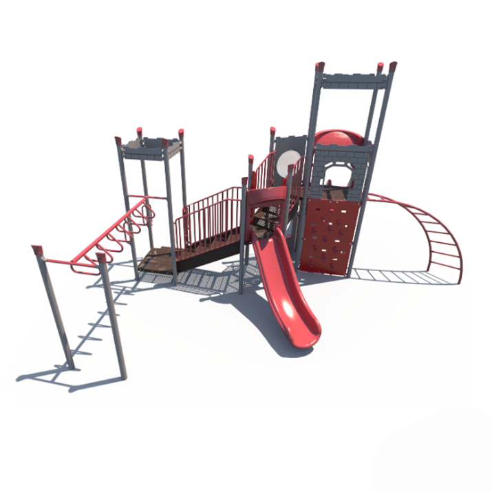 Royal Fortress Castle Themed Economy Outdoor Playground for Big Kids - FX3-CAS512-001  Big Kids Playground Playgrounds Etc