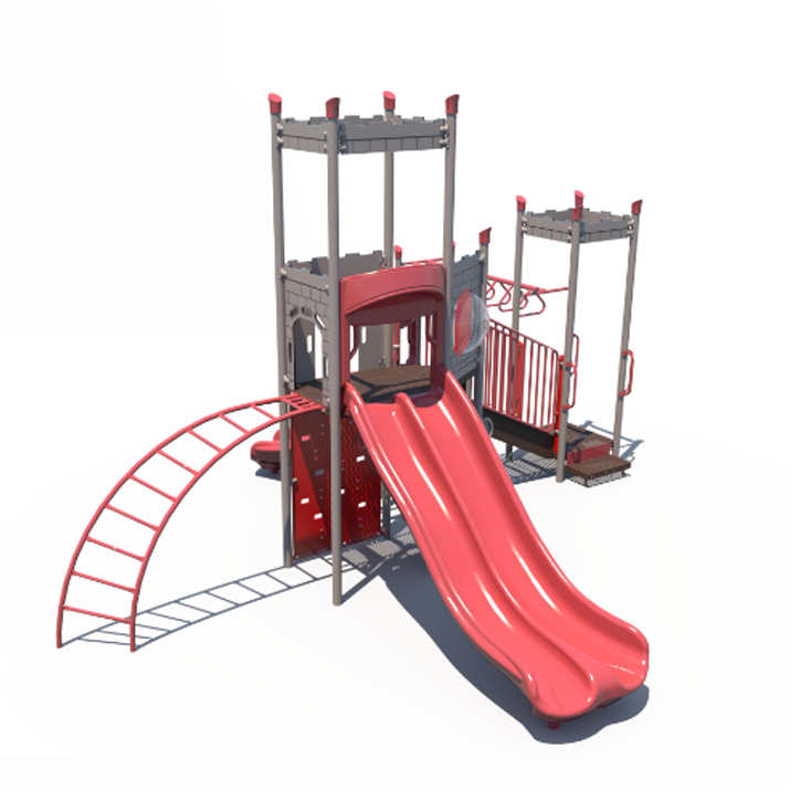 Royal Fortress Castle Themed Economy Outdoor Playground for Big Kids - FX3-CAS512-001  Big Kids Playground Playgrounds Etc