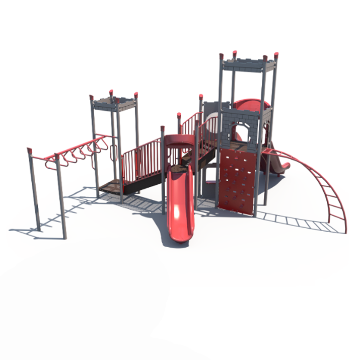 Royal Fortress Castle Themed Economy Outdoor Playground for Big Kids - FX3-CAS512-001  Big Kids Playground Playgrounds Etc