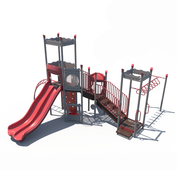 Royal Fortress Castle Themed Economy Outdoor Playground for Big Kids - FX3-CAS512-001  Big Kids Playground Playgrounds Etc